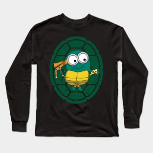Minion Turtle Michelangelo Long Sleeve T-Shirt